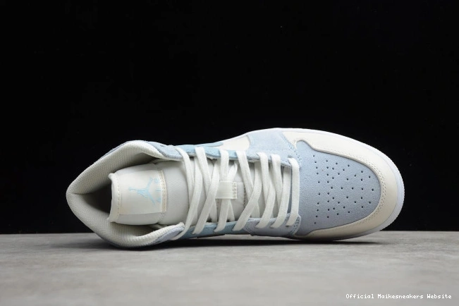 Official Maikesneakers Mixed Blue Mid DA4666-100 Jordan 1 Air Textures 0722
